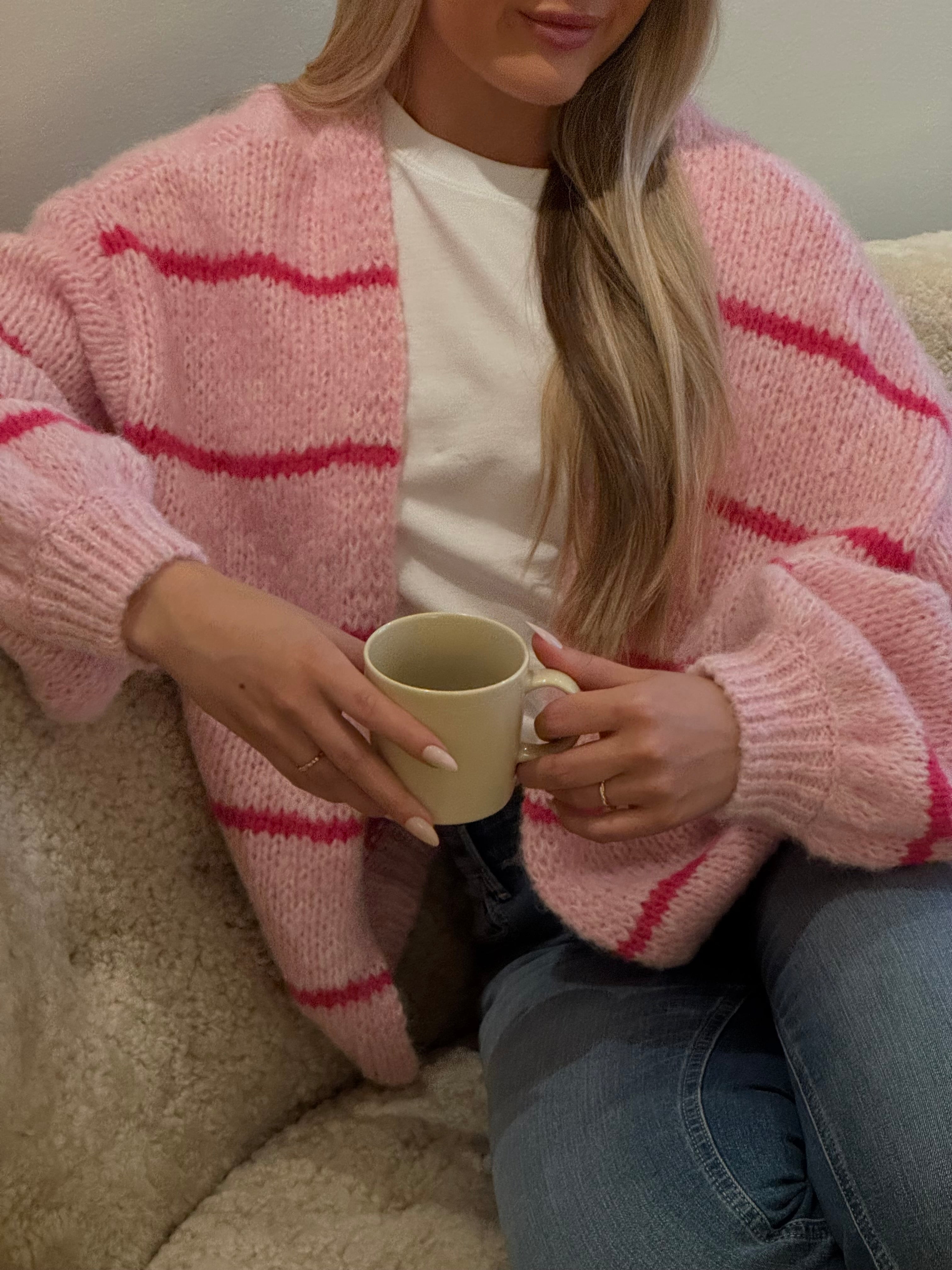 VMMAYBE Knit Cardigan - Bonbon